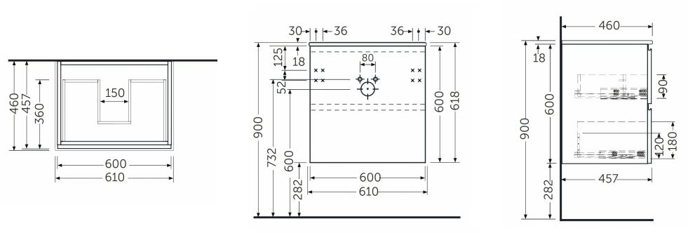 rysunek techniczny SZAFKI